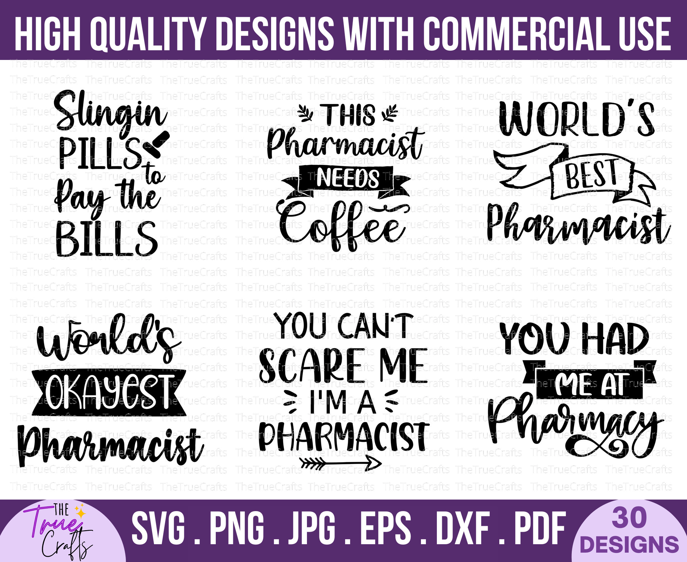 Pharmacist SVG Bundle – TheTrueCrafts